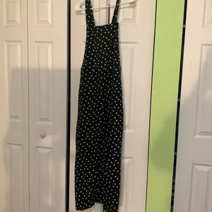 Forever 21 overall polka dot jumpsuit NWT